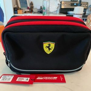 Authentic Ferrari Toiletry case. Brand new